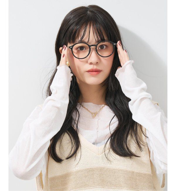  「Zoff|UNITED ARROWS|ボストン型 クラウンパント メガネ｜ユナイテッドアローズ レンズ交換券付」|メガネ|