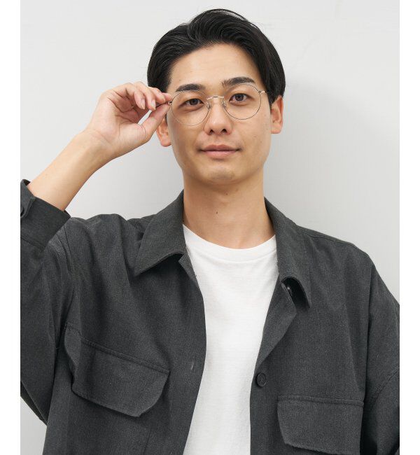  「[中顔面短縮みえメガネ]Zoff｜メガネ｜メタルフレーム 伊達・度付き｜FASHION METAL レンズ交換券付」|メガネ|