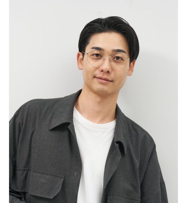  「[中顔面短縮みえメガネ]Zoff｜メガネ｜メタルフレーム 伊達・度付き｜FASHION METAL レンズ交換券付」|メガネ|