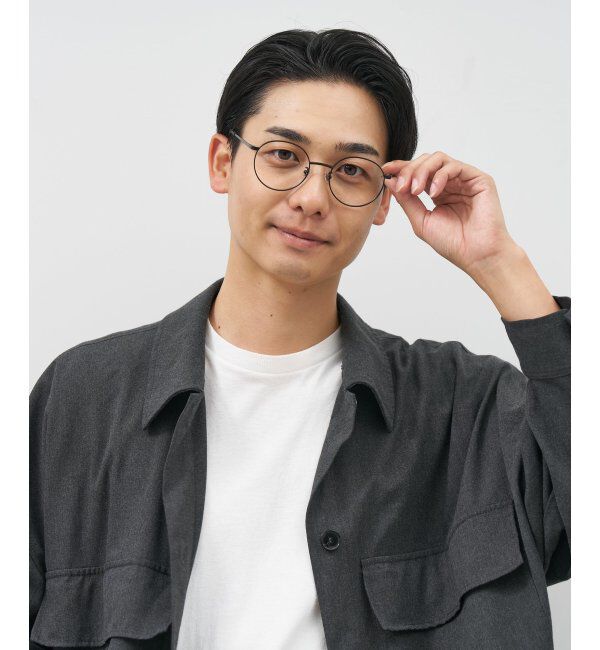  「[中顔面短縮みえメガネ]Zoff｜メガネ｜メタルフレーム 伊達・度付き｜FASHION METAL レンズ交換券付」|メガネ|