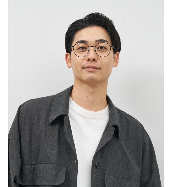  「[中顔面短縮みえメガネ]Zoff｜メガネ｜メタルフレーム 伊達・度付き｜FASHION METAL レンズ交換券付」|メガネ|