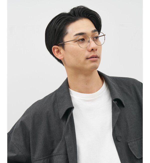  「[中顔面短縮みえメガネ]Zoff｜メガネ｜メタルフレーム 伊達・度付き｜FASHION METAL レンズ交換券付」|メガネ|