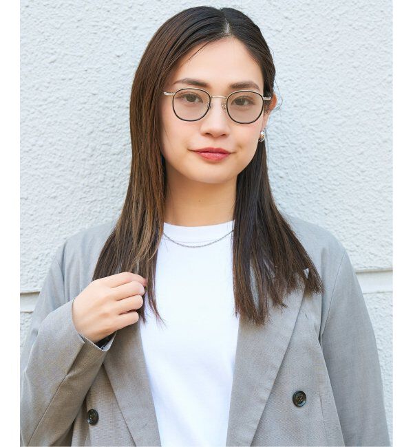  「【WEB限定】 Zoff｜JOURNAL STANDARD relume ウェリントン型 サングラス UVカット ジャーナルスタンダード」|サングラス|茶系デミ1