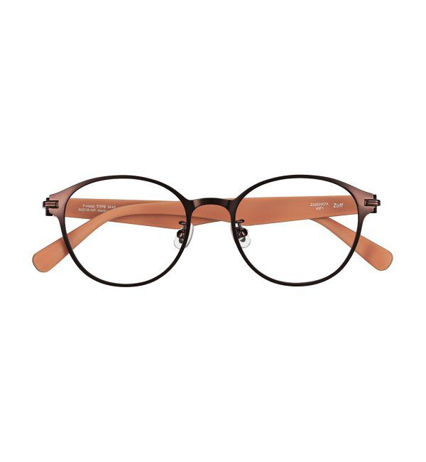  「ボストン型 メガネ | レザー調 ラバーテンプル 眼鏡 伊達メガネ 度付き CLASSIC レンズ交換券付」|メガネ|