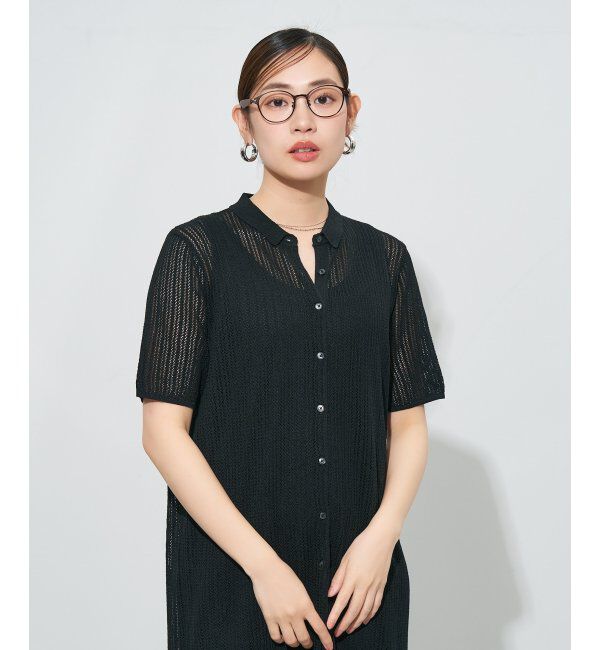  「ボストン型 メガネ | レザー調 ラバーテンプル 眼鏡 伊達メガネ 度付き CLASSIC レンズ交換券付」|メガネ|