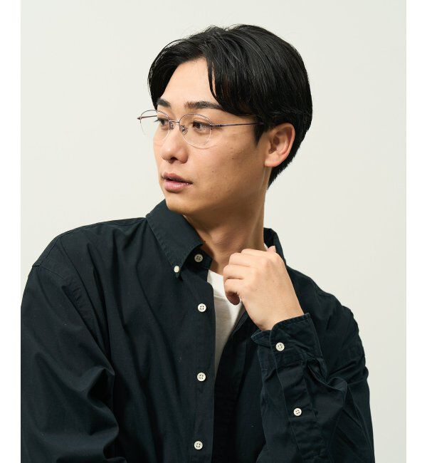  「ボストン型 メガネ | メタル 大人可愛い 伊達メガネ レディース レンズ交換券付」|メガネ|