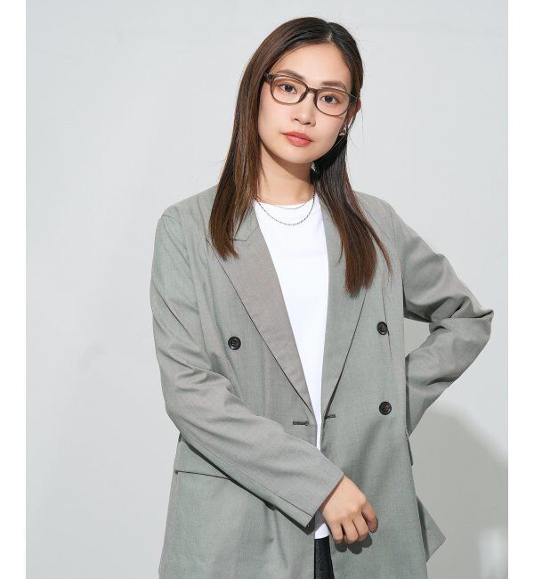  「ウェリントン型 メガネ | 大人可愛い 伊達メガネ レディース レンズ交換券付」|メガネ|