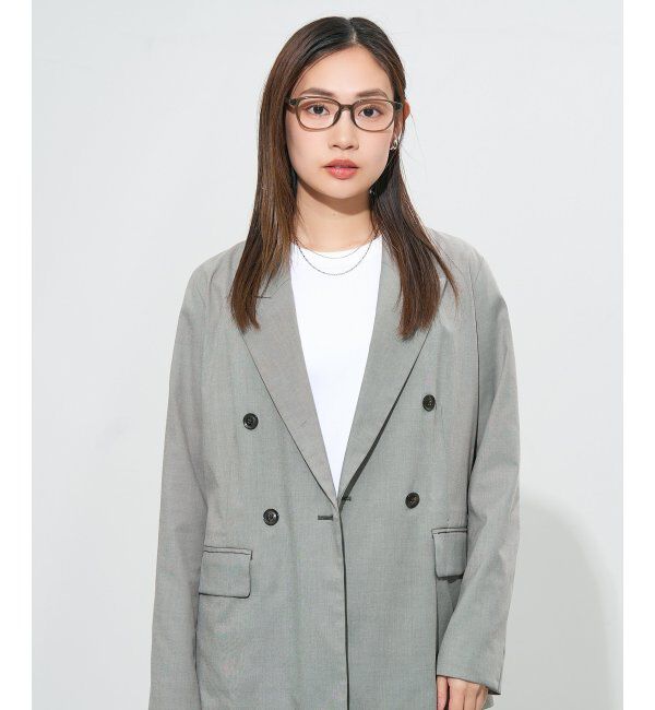  「ウェリントン型 メガネ | 大人可愛い 伊達メガネ レディース レンズ交換券付」|メガネ|