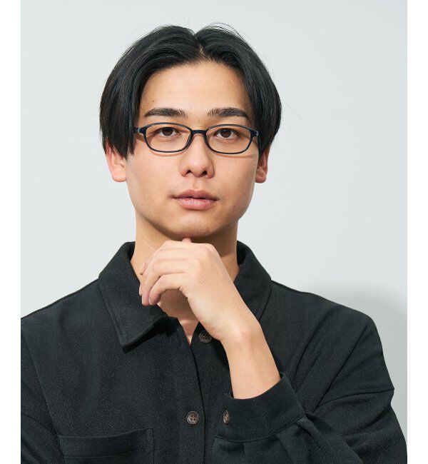  「スクエア型 メガネ | 大人可愛い 伊達メガネ レディース レンズ交換券付」|メガネ|