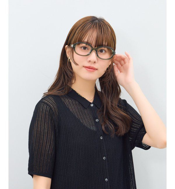  「ウェリントン型 メガネ | 横長 黒縁フレーム 太縁 伊達メガネ ユニセックス CLASSIC  レンズ交換券付」|メガネ|