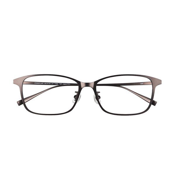  「ウェリントン型 メガネ | チタン 軽量 メタルフレーム 伊達メガネ ユニセックス ビジネス レンズ交換券付」|メガネ|