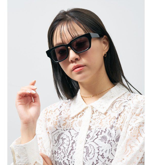  「SUNCUTGlasses/UV100%CUT サングラス カラーレンズ 太縁 紫外線対策 UVカット ユニセックス スポーツ」|サングラス|