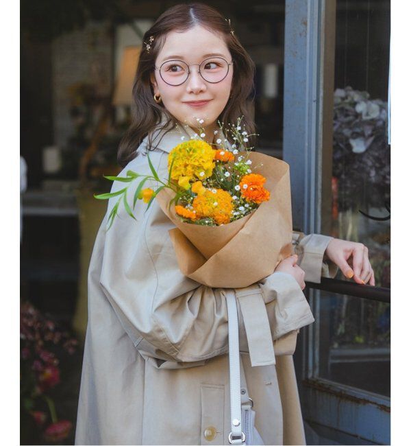  「Zoff｜Kirimaru ボストン型 メガネ   メタルフレーム 伊達メガネ｜うねうね 波型 小顔効果 レンズ交換券付」|メガネ|