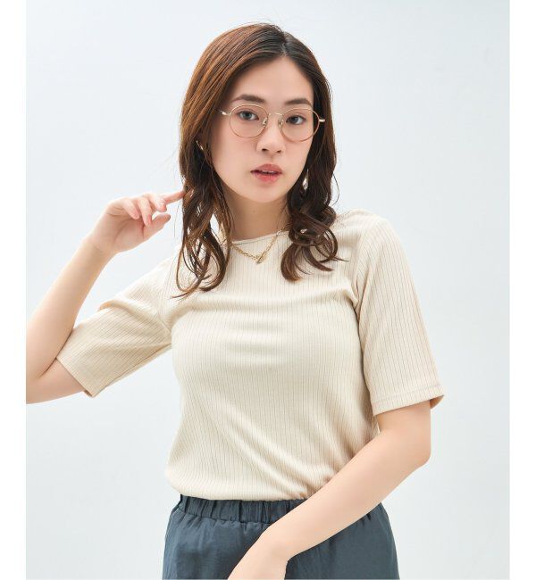  「Zoff｜Kirimaru ボストン型 メガネ   メタルフレーム 伊達メガネ｜うねうね 波型 小顔効果 レンズ交換券付」|メガネ|