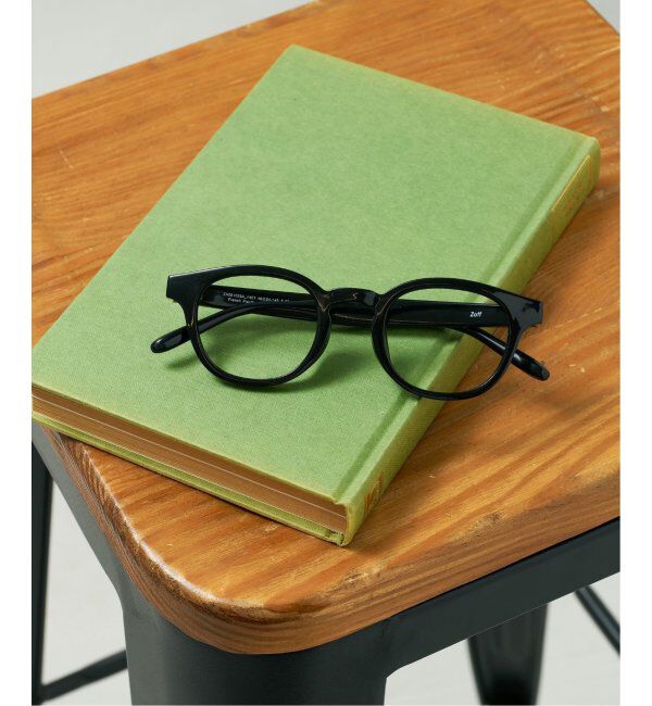  「ウェリントン型 メガネ｜軽量素材｜ボスリントン｜伊達メガネ|ユニセックス 小顔効果  レンズ交換券付」|メガネ|ブラック