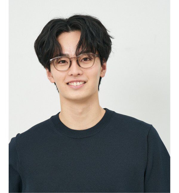  「ウェリントン型 メガネ｜軽量素材｜ボスリントン｜伊達メガネ|ユニセックス 小顔効果  レンズ交換券付」|メガネ|