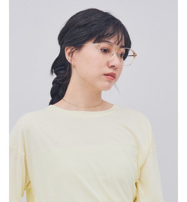  「ボストン型 メガネ｜クリアカラー｜伊達メガネ 度付きメガネ｜ユニセックス  レンズ交換券付」|メガネ|