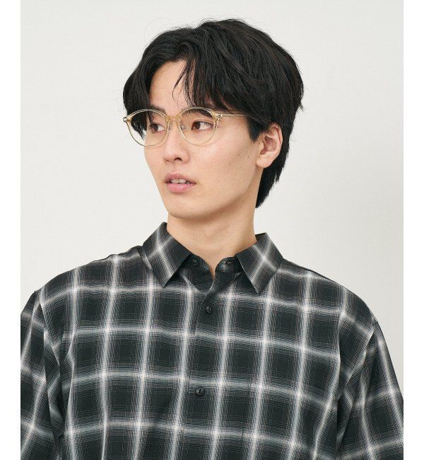  「ボストン型 メガネ｜クリアカラー｜伊達メガネ 度付きメガネ｜ユニセックス  レンズ交換券付」|メガネ|