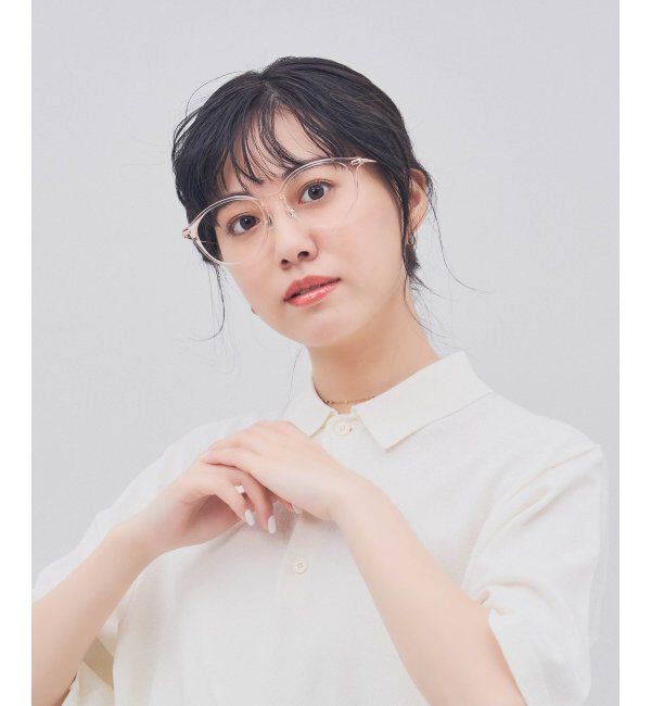  「ボストン型 メガネ｜クリアカラー｜伊達メガネ 度付きメガネ｜ユニセックス  レンズ交換券付」|メガネ|