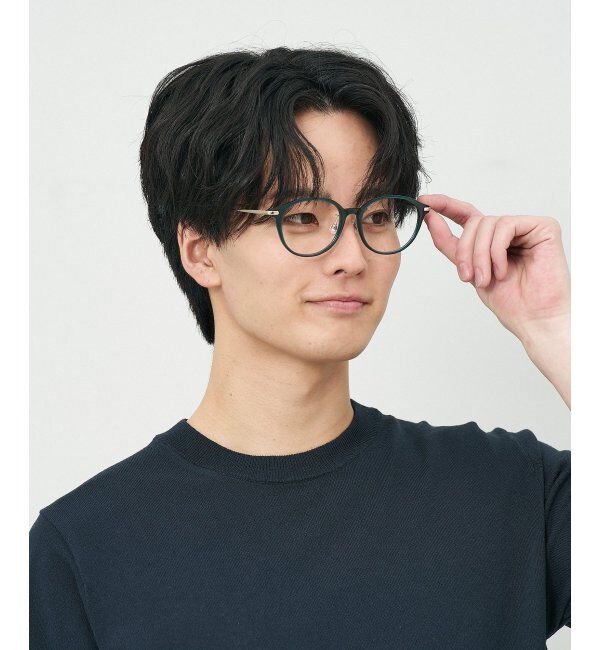  「ボストン型 メガネ｜クリアカラー｜伊達メガネ 度付きメガネ｜ユニセックス  レンズ交換券付」|メガネ|