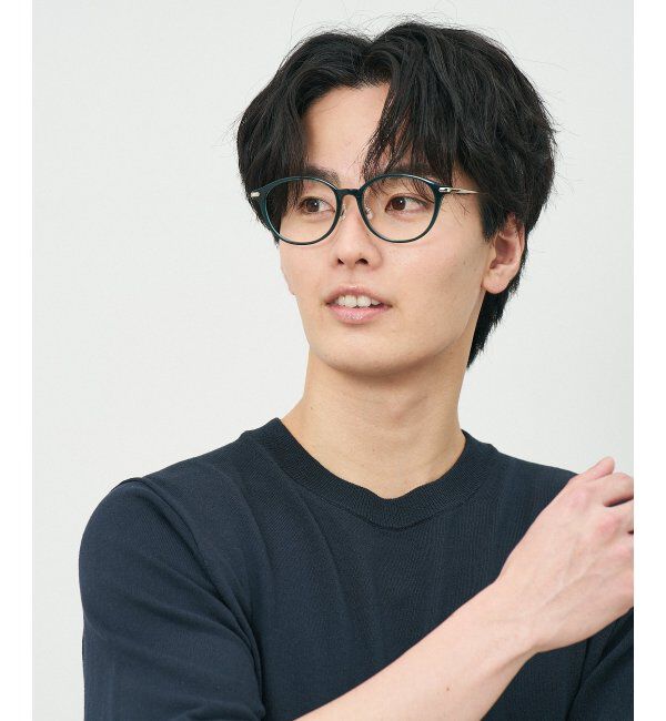  「ボストン型 メガネ｜クリアカラー｜伊達メガネ 度付きメガネ｜ユニセックス  レンズ交換券付」|メガネ|