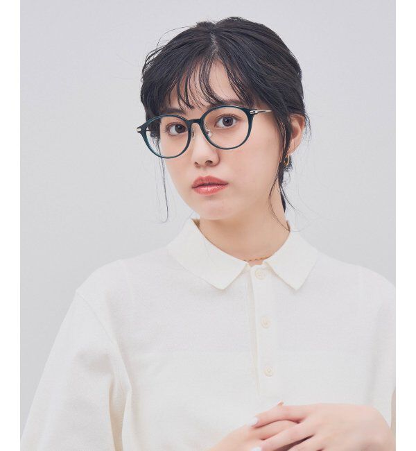  「ボストン型 メガネ｜クリアカラー｜伊達メガネ 度付きメガネ｜ユニセックス  レンズ交換券付」|メガネ|