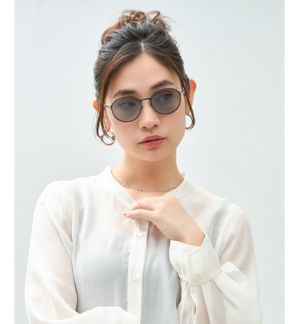  「Zoff meets LISA LARSON｜ラウンド型 サングラス｜リサ・ラーソン｜紫外線防止 UVカット｜ユニセックス」|サングラス|