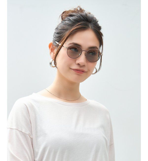  「Zoff meets LISA LARSON｜ラウンド型 サングラス｜リサ・ラーソン｜紫外線防止 UVカット｜ユニセックス」|サングラス|