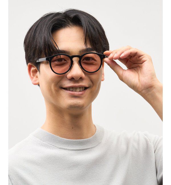  「SUNCUTGlasses/UV100%CUT サングラス カラーレンズ  紫外線対策 UVカット スタイリッシュ ユニセックス」|サングラス|