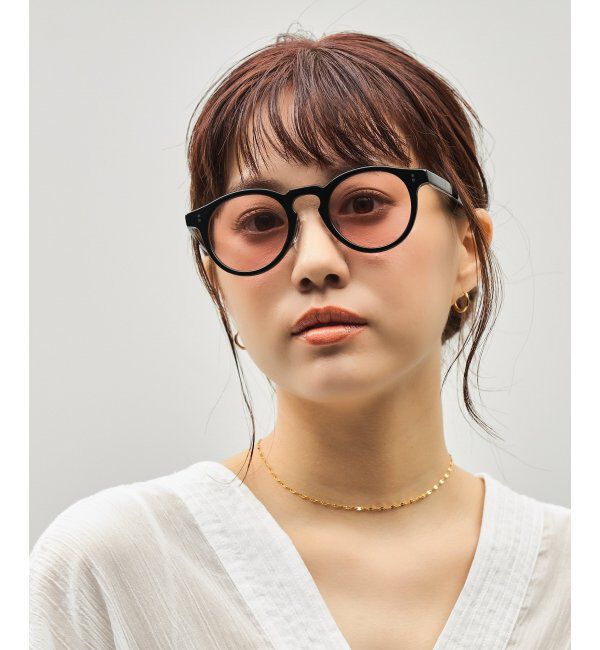  「SUNCUTGlasses/UV100%CUT サングラス カラーレンズ  紫外線対策 UVカット スタイリッシュ ユニセックス」|サングラス|