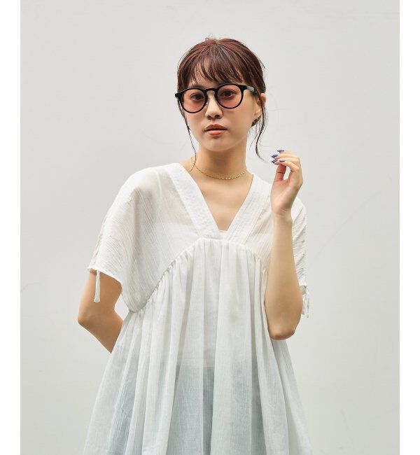  「SUNCUTGlasses/UV100%CUT サングラス カラーレンズ  紫外線対策 UVカット スタイリッシュ ユニセックス」|サングラス|