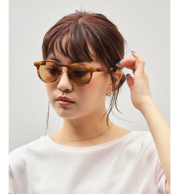  「SUNCUTGlasses/UV100%CUT サングラス カラーレンズ  紫外線対策 UVカット スタイリッシュ ユニセックス」|サングラス|