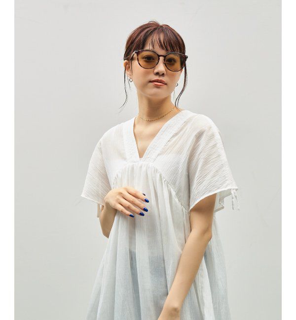  「SUNCUTGlasses/UV100%CUT サングラス｜ラバーテンプル｜ズレ落ち防止｜カラーレンズ｜紫外線対策 UVカット」|サングラス|