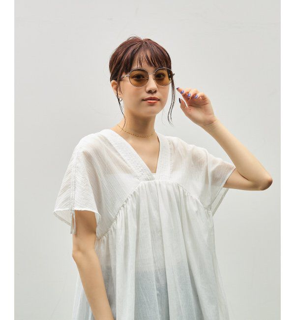  「SUNCUTGlasses/UV100%CUT サングラス｜ラバーテンプル｜ズレ落ち防止｜カラーレンズ｜紫外線対策 UVカット」|サングラス|