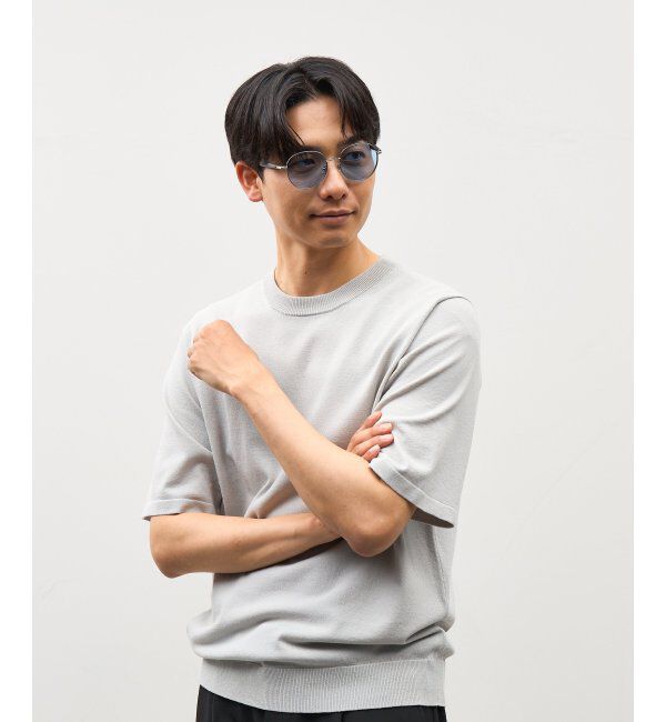  「SUNCUTGlasses/UV100%CUT サングラス｜ラバーテンプル｜ズレ落ち防止｜カラーレンズ｜紫外線対策 UVカット」|サングラス|