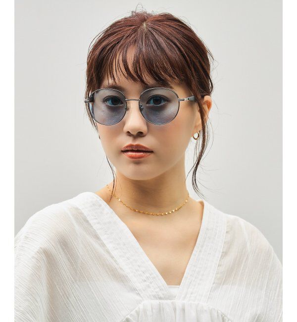  「SUNCUTGlasses/UV100%CUT サングラス｜ラバーテンプル｜ズレ落ち防止｜カラーレンズ｜紫外線対策 UVカット」|サングラス|