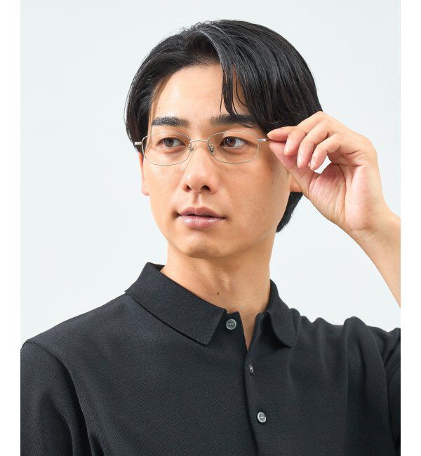  「ウェリントン型 メガネ 軽量｜メタルフレーム｜伊達メガネ 度付きメガネ｜大人可愛い  レンズ交換券付」|メガネ|