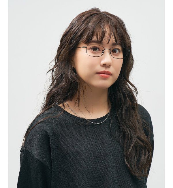  「ウェリントン型 メガネ 軽量｜メタルフレーム｜伊達メガネ 度付きメガネ｜大人可愛い  レンズ交換券付」|メガネ|