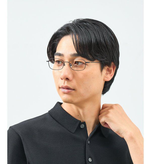  「ウェリントン型 メガネ 軽量｜メタルフレーム｜伊達メガネ 度付きメガネ｜大人可愛い  レンズ交換券付」|メガネ|