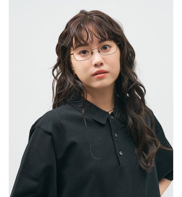  「ウェリントン型 メガネ 軽量｜メタルフレーム｜伊達メガネ 度付きメガネ｜大人可愛い  レンズ交換券付」|メガネ|