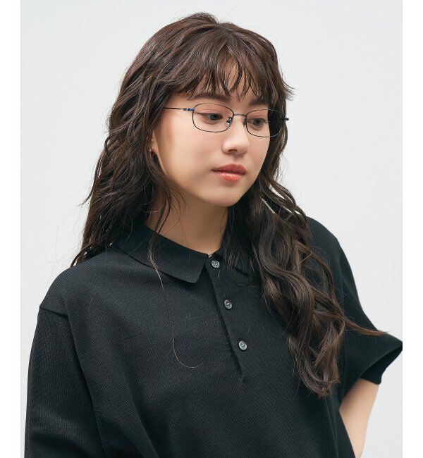  「ウェリントン型 メガネ 軽量｜メタルフレーム｜伊達メガネ 度付きメガネ｜大人可愛い  レンズ交換券付」|メガネ|