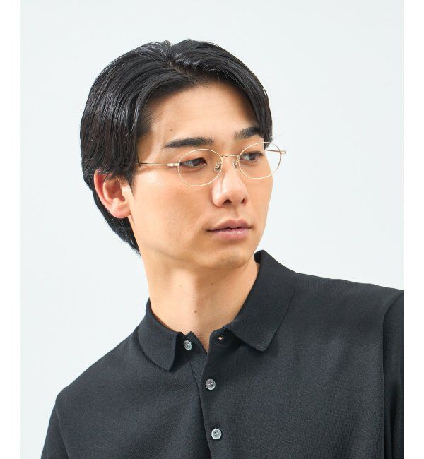  「オーバル型 メガネ 軽量｜メタルフレーム｜伊達メガネ 度付きメガネ｜大人可愛い｜Zoff｜ レンズ交換券付」|メガネ|