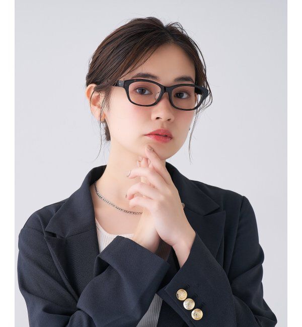  「ウェリントン型 メガネ | 軽量｜伊達メガネ 度付きメガネ｜ユニセックス｜読書 ビジネス   レンズ交換券付」|メガネ|