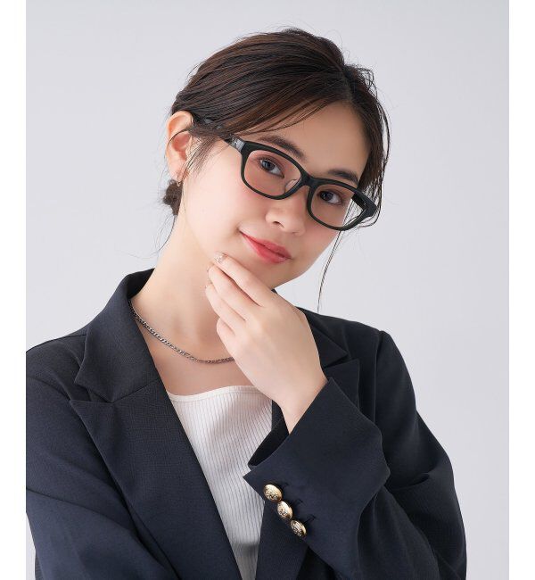  「ウェリントン型 メガネ | 軽量｜伊達メガネ 度付きメガネ｜ユニセックス｜読書 ビジネス   レンズ交換券付」|メガネ|オリーブ