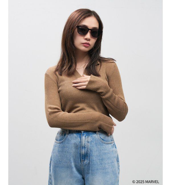  「MARVEL COLLECTION【デッドプール モデル】 2wayメガネ・サングラス（偏光機能搭載）N&D   レンズ交換券付」|メガネ|