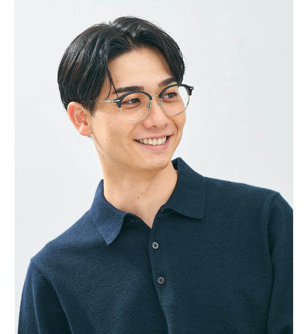  「Zoff｜TRAD メガネ | サーモント 伊達メガネ 度付き 読書 ビジネス   レンズ交換券付」|メガネ|