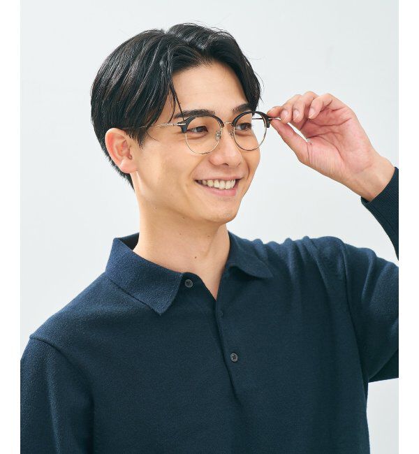  「Zoff｜TRAD メガネ | サーモント 伊達メガネ 度付き 読書 ビジネス   レンズ交換券付」|メガネ|