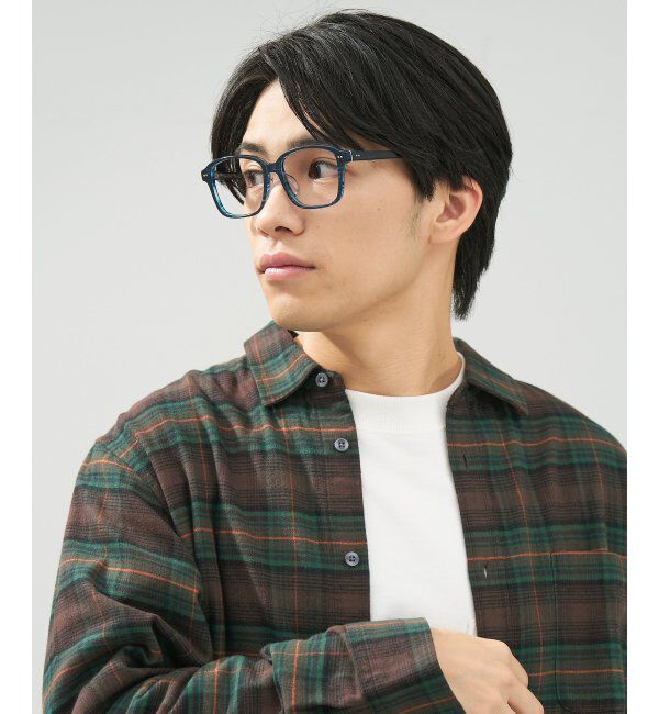  「 ウェリントン型 メガネ | 黒縁フレーム 伊達めがね 度付きユニセックス 読書  CLASSIC  レンズ交換券付」|メガネ|