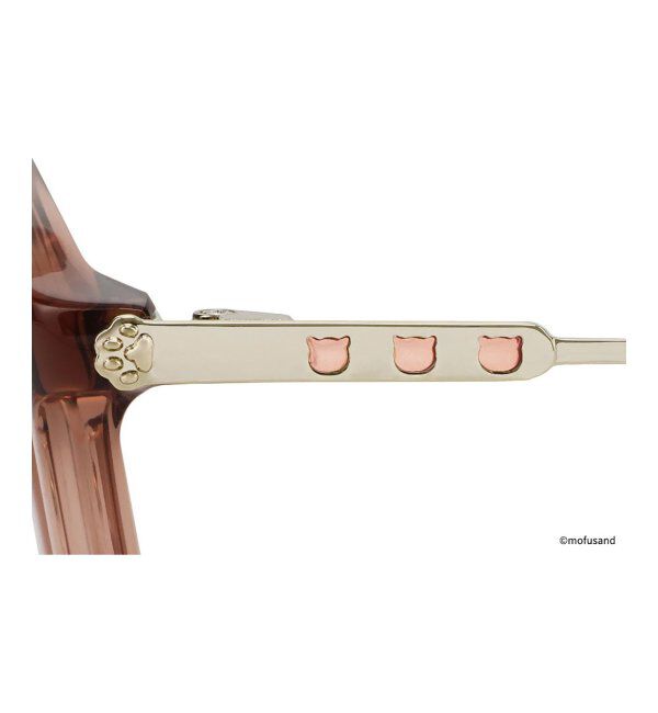  「Zoff｜mofusand ウェリントン型 メガネ | モフサンド [PREMIUMモデル] 伊達・度付き眼鏡  レンズ交換券付」|メガネ|