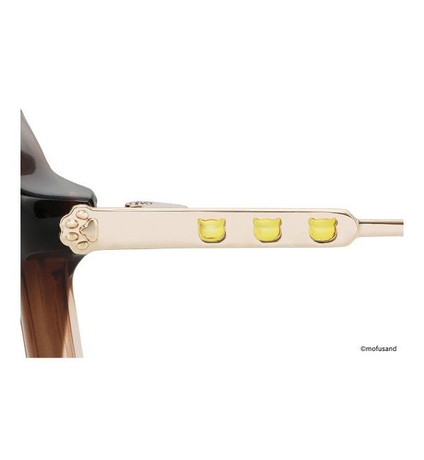  「Zoff｜mofusand ウェリントン型 メガネ | モフサンド [PREMIUMモデル] 伊達・度付き眼鏡  レンズ交換券付」|メガネ|